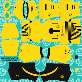 Kits/Uniformes para FTS 15 y Dream League Soccer: Kits/Uniformes Borussia Dortmund - Bundesliga 2024/2026 - DLS 26 4